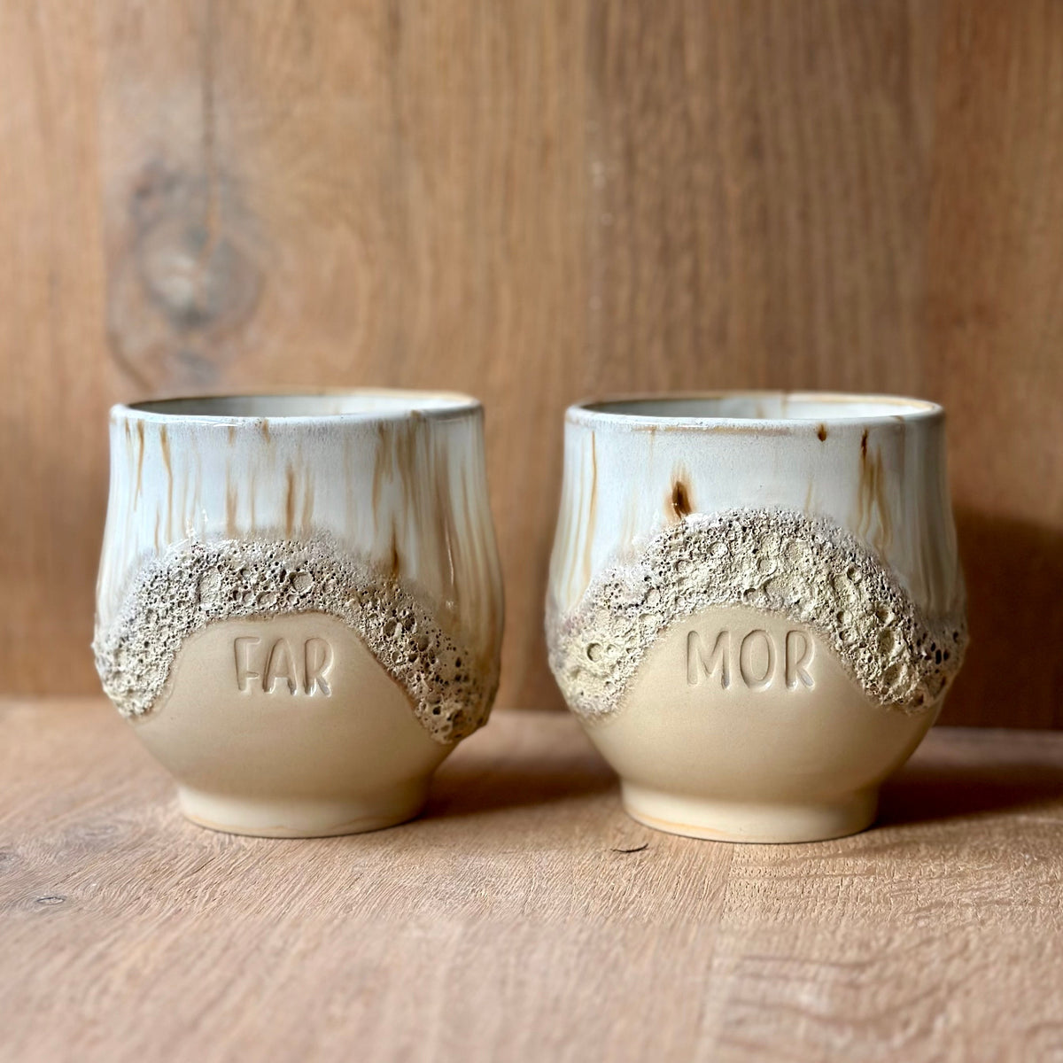 Sandstone far og mor kopper